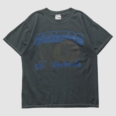 Kansas Jayhawks Midwest Graphics 2000s T-shirt - Black - S by Fanatics Real Vintage