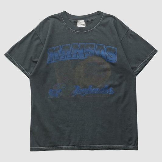Kansas Jayhawks Midwest Graphics 2000s T-shirt - Black - S by Fanatics Real Vintage