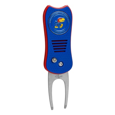 Kansas Jayhawks Switchblade Divot Tool With Magnetic Ball Marker