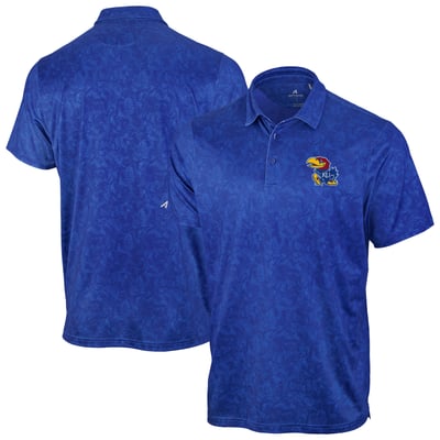 Kansas Jayhawks Antigua Lush Polo - Royal