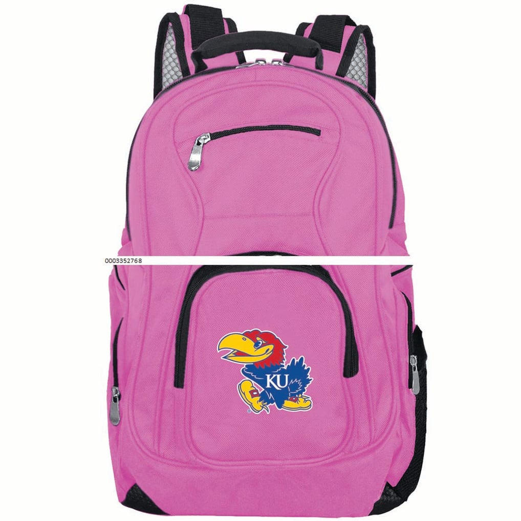 Kansas Jayhawks MOJO Backpack Laptop - Pink