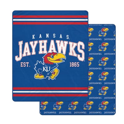 Kansas Jayhawks Pegasus Legacy Arch Double-Sided 60" x 70" Blanket