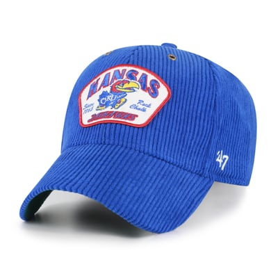 Kansas Jayhawks '47 Unisex Accordia Corduroy MVP Adjustable Hat - Royal
