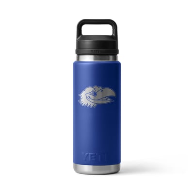 Kansas Jayhawks YETI 26oz. Rambler Chug Water Bottle