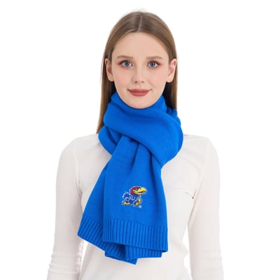 Kansas Jayhawks ZooZatz Posh Knit Scarf