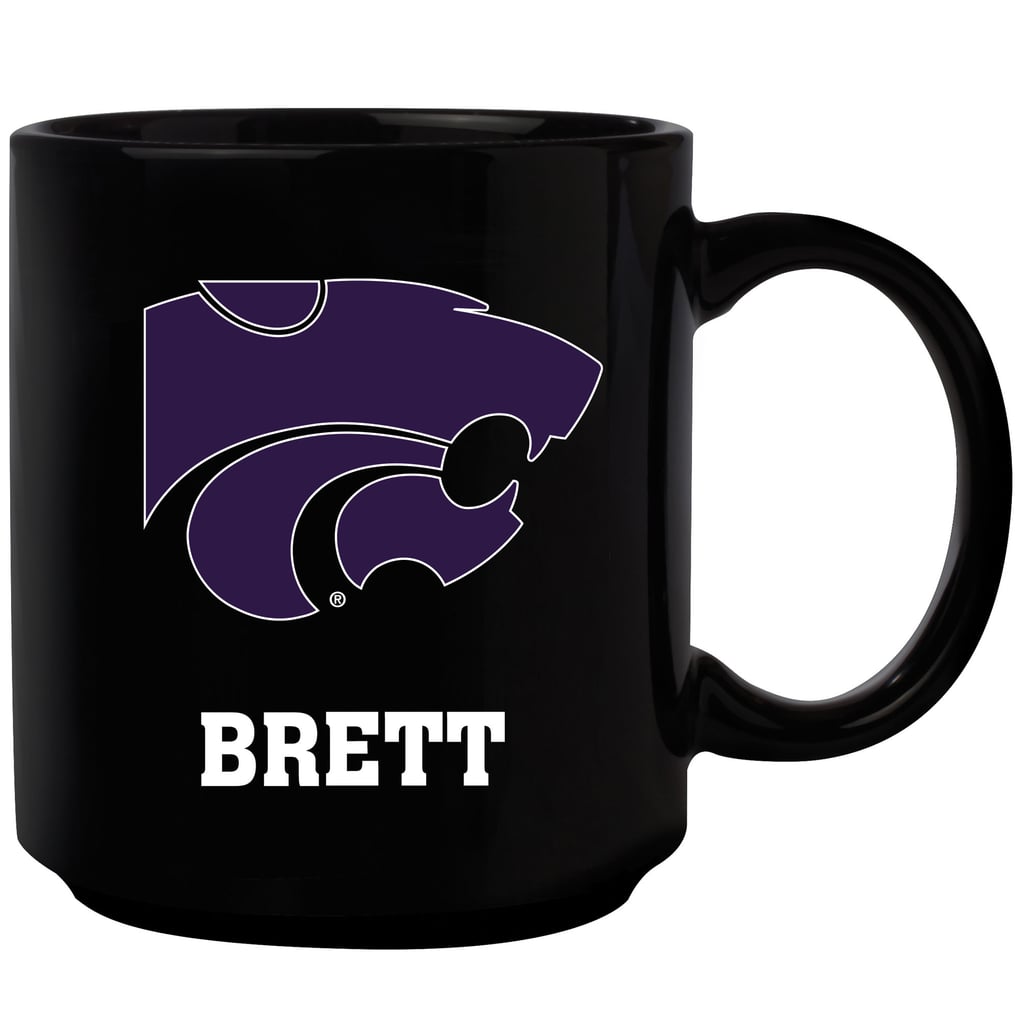 Kansas State Wildcats 11oz. Personalized Mug - Black