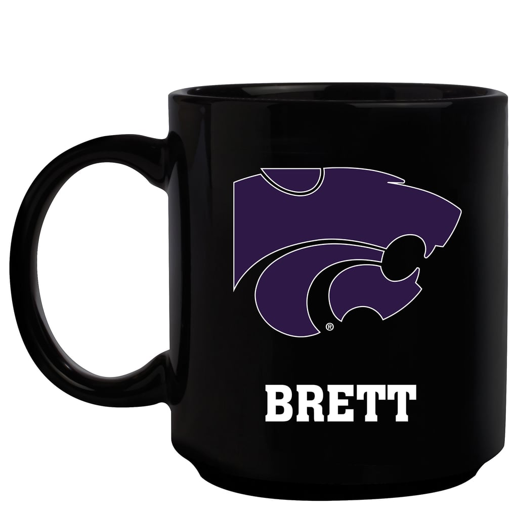 Kansas State Wildcats 11oz. Personalized Mug - Black