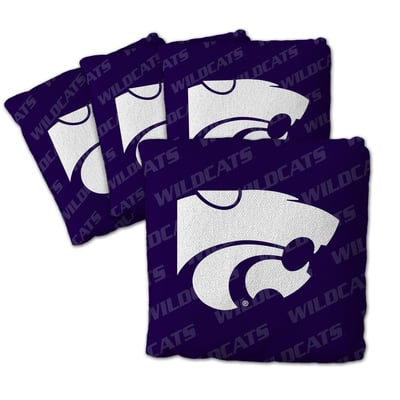 Kansas State Wildcats Fanpoint Four-Piece Cornhole Bag Set