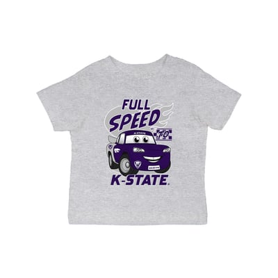 Kansas State Wildcats Vive La Fete Infant Full Speed T-Shirt - Gray
