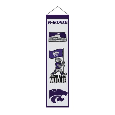 Kansas State Wildcats 8" x 32" Icons Banner