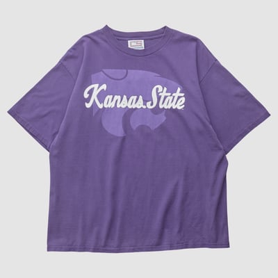 Kansas State Wildcats CRABLE SPORTSWEAR 90s T-shirt - Purple - M by Fanatics Real Vintage
