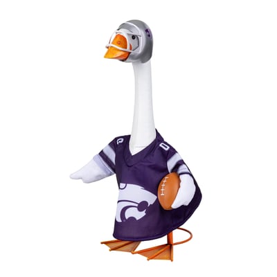 Kansas State Wildcats Gameday Porch Goose Statue & Team Uniform Set