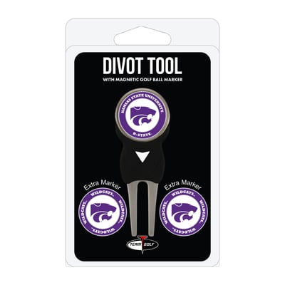 Kansas State Wildcats Golf Divot Tool Pack with 3 Magnetic Markers