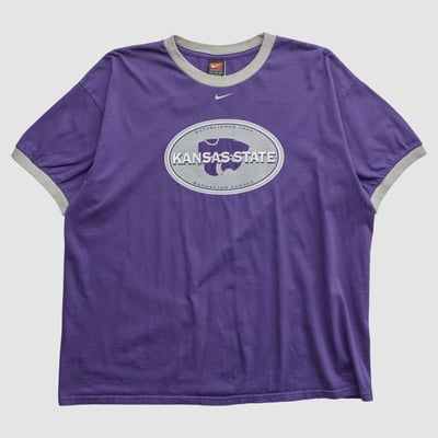 Kansas State Wildcats Nike 2000s T-shirt - Purple - 3XL by Fanatics Real Vintage