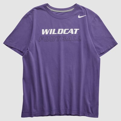 Kansas State Wildcats Nike 2010s T-shirt - Purple - S by Fanatics Real Vintage