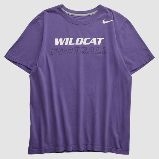 Kansas State Wildcats Nike 2010s T-shirt - Purple - S by Fanatics Real Vintage