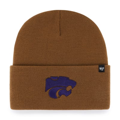 Kansas State Wildcats Carhartt x '47 Cuffed Knit Hat - Brown