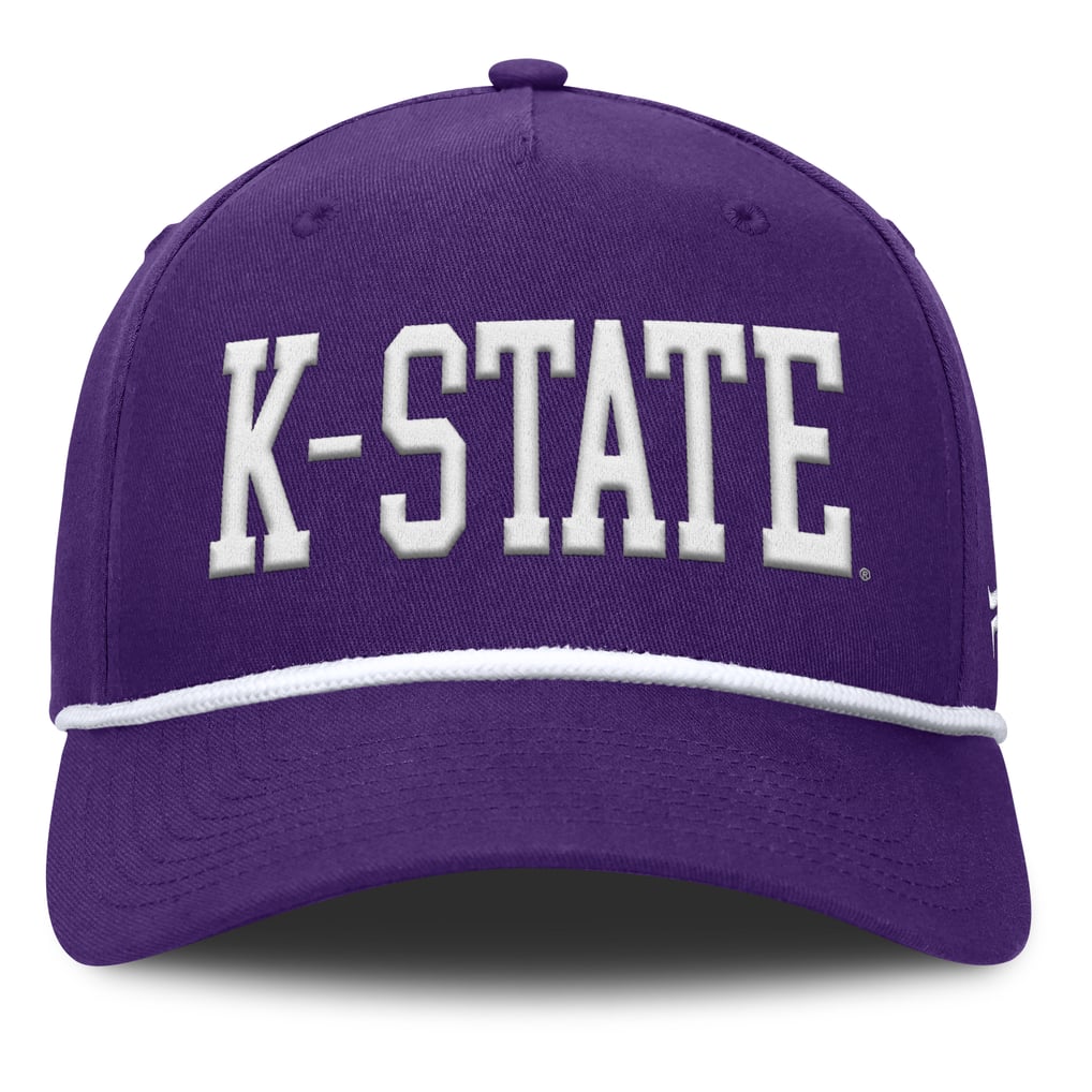 Fanatics Kansas State Wildcats Purple Foul Ball Rope Adjustable Hat