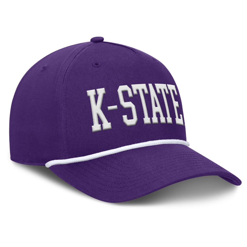 Fanatics Kansas State Wildcats Purple Foul Ball Rope Adjustable Hat