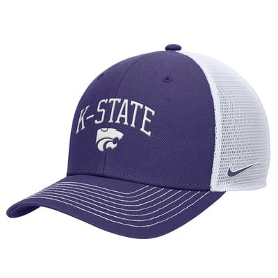 Kansas State Wildcats Nike Rise Trucker Dri-FIT Adjustable Hat - Purple