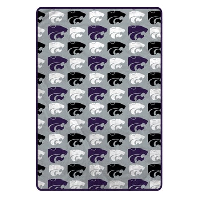 Kansas State Wildcats Pegasus Logo Roll Oversized 66" x 95" Ultra Cozy Blanket