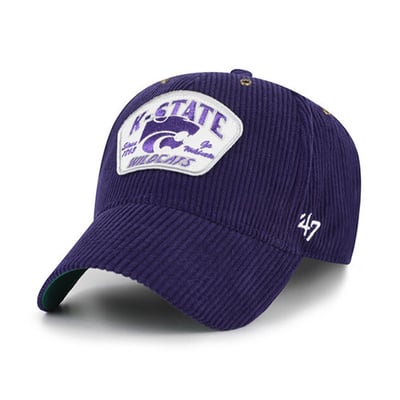 Kansas State Wildcats '47 Unisex Accordia Corduroy MVP Adjustable Hat - Purple