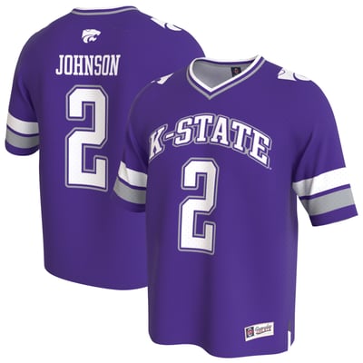 Avery Johnson Kansas State Wildcats GameDay Greats Unisex Lightweight Football Fashion Jersey - Purple
