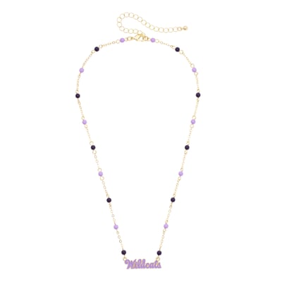 Kansas State Wildcats CANVAS Style Women's Logo Layering Necklace