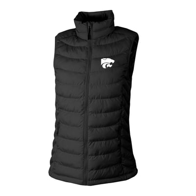  Kansas State Wildcats Columbia Women's Powder Lite II Omni-Heat Full-Zip Vest - Black
