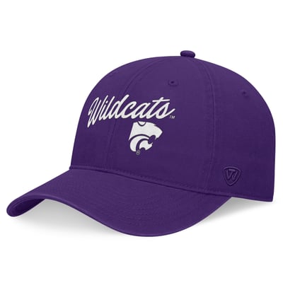 Kansas State Wildcats Top of the World Women's Heritage CeeCee Adjustable Hat - Purple
