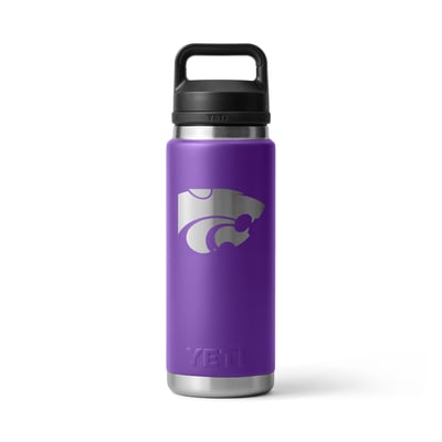 Kansas State Wildcats YETI 26oz. Rambler Chug Water Bottle