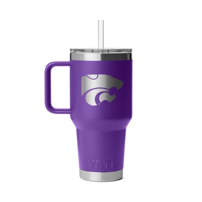 Kansas State Wildcats YETI 35oz. Rambler 2.0 Straw Mug