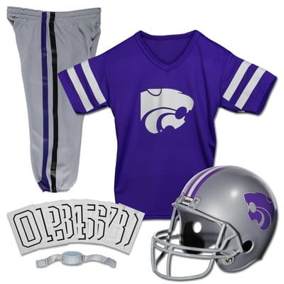 Kansas State Wildcats Franklin Sports Youth NCAA Deluxe Uniform Set