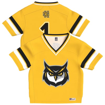 Kennesaw State Owls GameDay Greats Infant Lightweight Collegiate Football Fashion Jersey - Gold