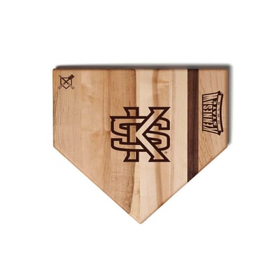 Kennesaw State Owls Jardine Baseball BBQ 12" x 12" Home Plate Cutting Board