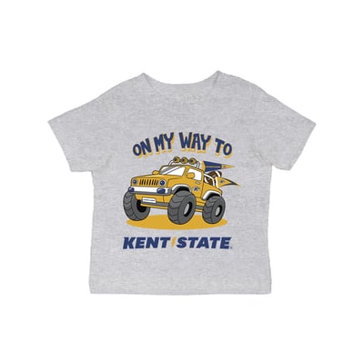 Kent State Golden Flashes Vive La Fete Infant On My Way T-Shirt - Gray