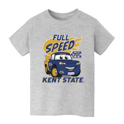  Kent State Golden Flashes Vive La Fete Youth Full Speed T-Shirt - Gray