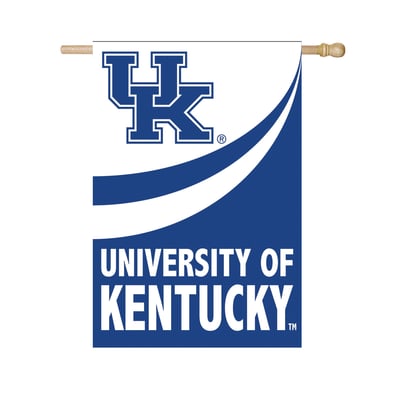  Kentucky Wildcats 29" x 43" Color Wave Double-Sided Burlap House Flag