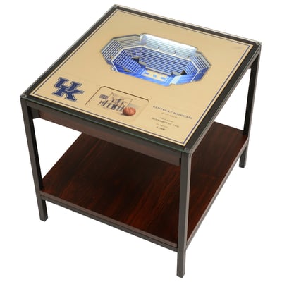 Kentucky Wildcats Fanpoint 25-Layer StadiumView Lighted End Table