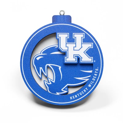 Kentucky Wildcats Fanpoint 3D Logo Series Ornament