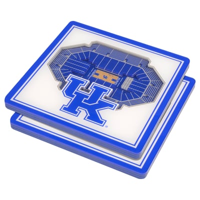 Kentucky Wildcats Fanpoint 3D StadiumView Coasters