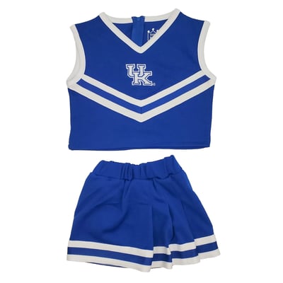  Kentucky Wildcats Little King Girls Youth Two-Piece Cheer Set - Royal