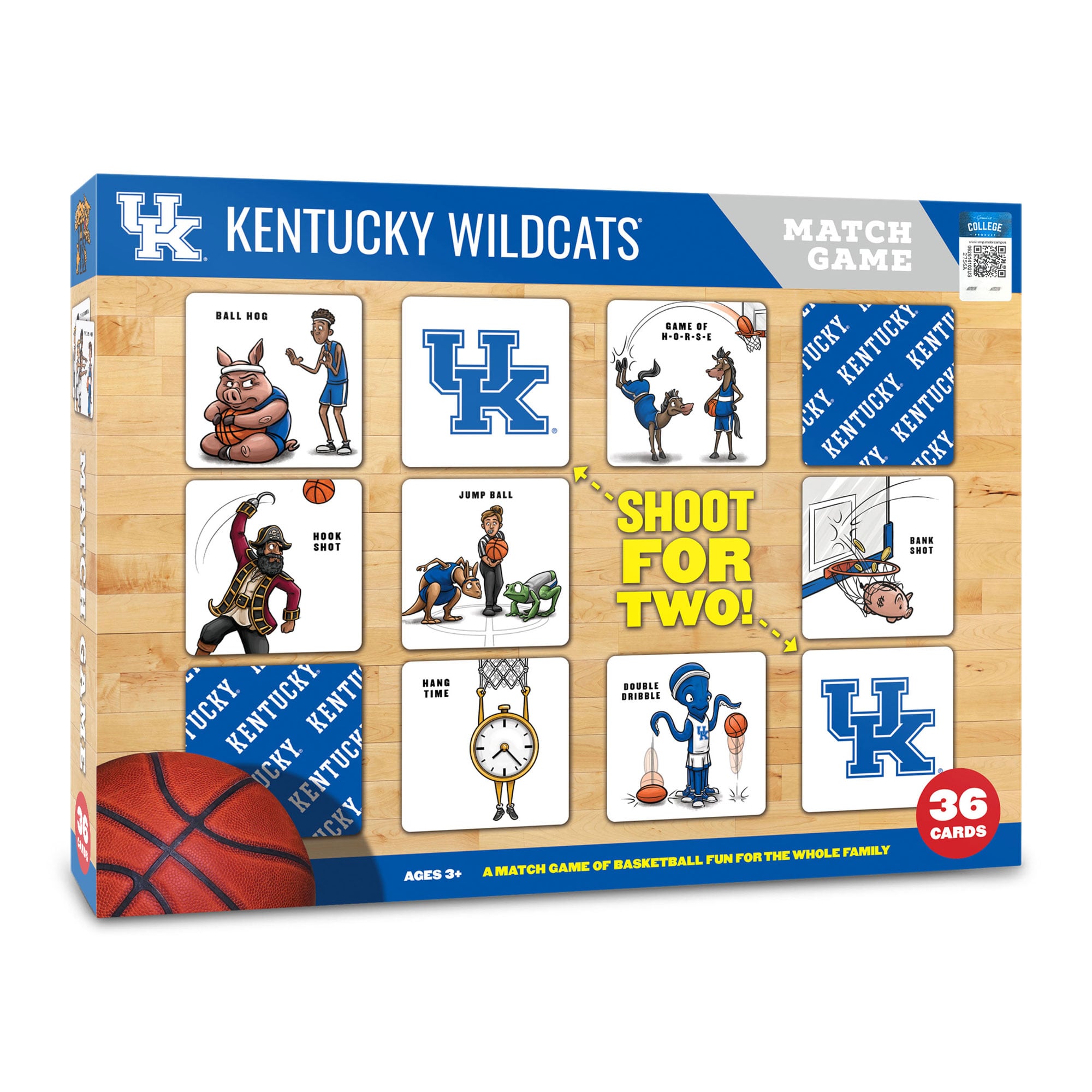 IDNA Kentucky Wildcats Licensed Memory Match Game