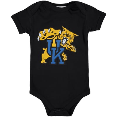 Kentucky Wildcats Two Feet Ahead Infant Big Logo Bodysuit - Black
