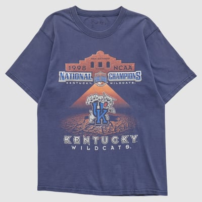Kentucky Wildcats 1998 T-shirt - Navy - M by Fanatics Real Vintage