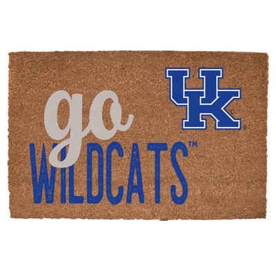 Kentucky Wildcats 20" x 30" Go Team Coir Door Mat
