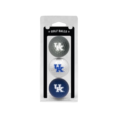 Kentucky Wildcats 3-Pack Multi-Colored Team Golf Ball Set