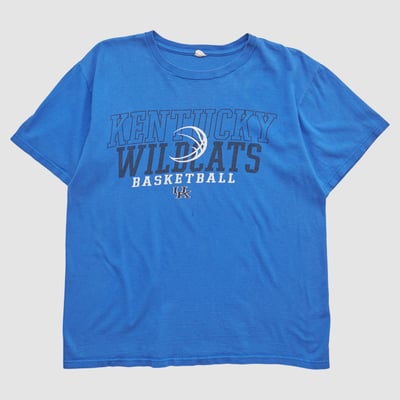 Kentucky Wildcats Anvil 2000s T-shirt - Blue - S by Fanatics Real Vintage