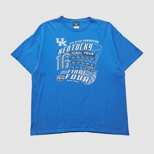 Kentucky Wildcats Blue 84 2014 T-shirt - Blue - L by Fanatics Real Vintage
