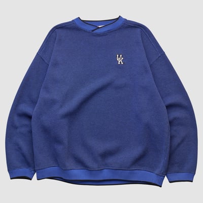 Kentucky Wildcats CADRE 90s Pullover Sweatshirt - Navy - L by Fanatics Real Vintage
